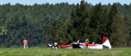 Corrientes: avioneta quedó sin combustible y realizó un aterrizaje forzoso